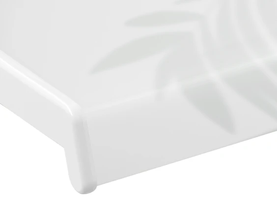 Подоконник Кристаллит белый сатин  150 мм