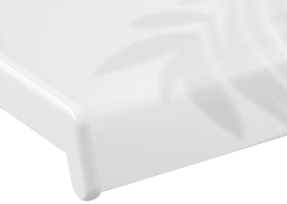 Подоконник Кристаллит белый  глянец 450 мм