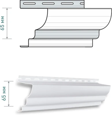 Галтель UP Decor Ю-Пласт графитовая