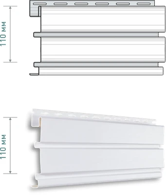 Добор UP Decor Ю-Пласт графитовый 110 мм