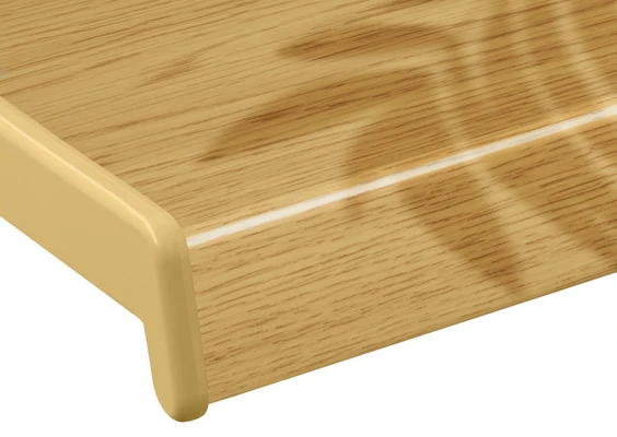 Подоконник Кристаллит натуральный дуб глянец 400 мм