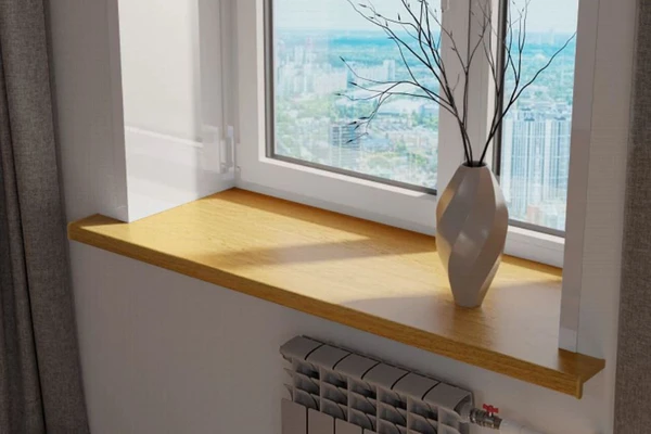 Подоконник Кристаллит натуральный дуб матовый 500мм