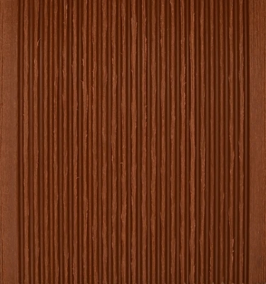 Ступень для террасной доски МПК премиум брашированная терракот