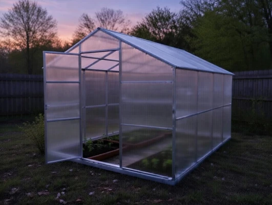 Теплица  Двускатная  6 метров