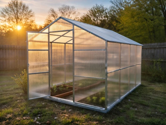 Теплица  Двускатная  6 метров