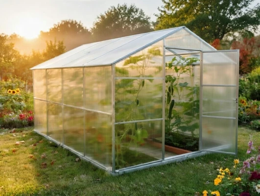 Теплица  Двускатная  6 метров