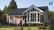Фасадная панель Ю-пласт Щепа натуральный орех