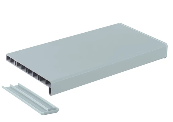 Подоконник Витраж Дизайн скандинавский синий 350 мм