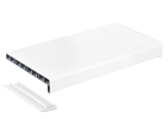 Подоконник Витраж Дизайн белый 250 мм