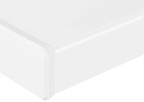 Подоконник Витраж Дизайн  сияющий белый 300 мм