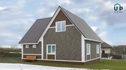 Фасадная панель Ю-пласт Стоун-Хаус Клинкер нордик пепел