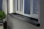 Подоконник Витраж Дизайн антрацит 300 мм