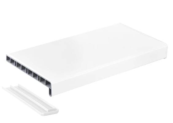 Подоконник Витраж Дизайн белый 200 мм