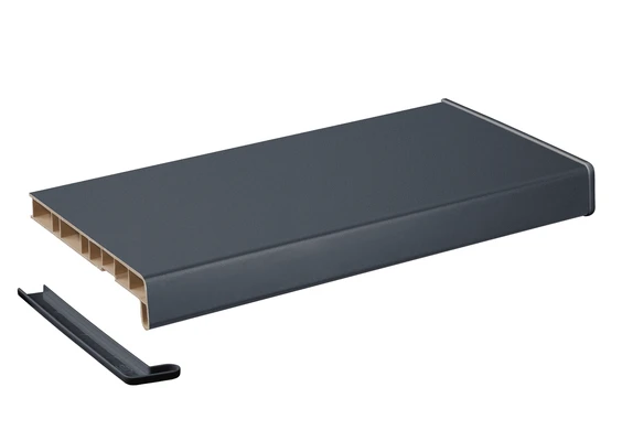 Подоконник Кристаллит антрацит 400 мм