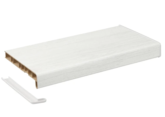 Подоконник Кристаллит белый дуб матовый 250мм