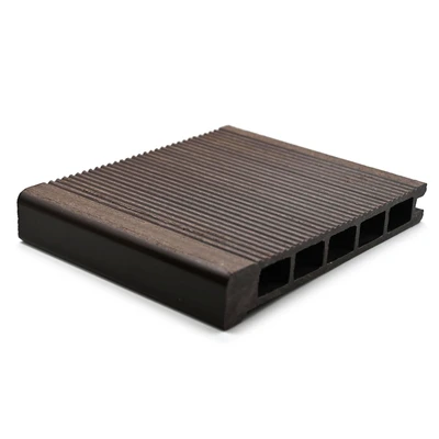 Ступень для террасной доски МПК премиум брашированная какао