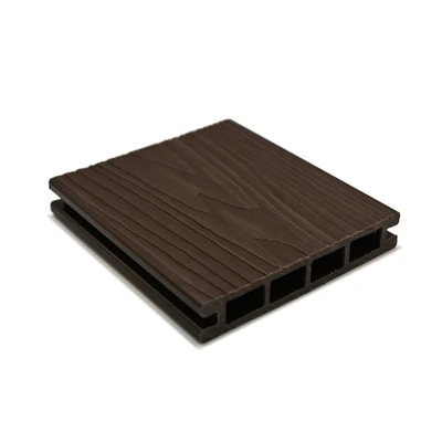 Террасная доска МПК премиум 3D-тиснение какао