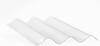 Композитный лист волна СВ-38, прозрачный, 0,8 мм, 1150х2000 мм