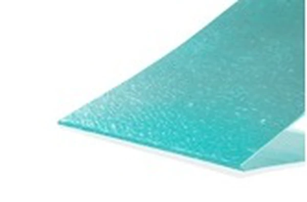 Композитный лист (Стеклопластик) плоский, прозрачный голубой, капля, глянцевый, 1,2 мм, 1300х6000 мм