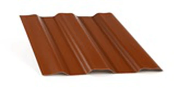 Композитный лист  трапеция С-8, коричневый RAL 3009, глянцевый, 0,8 мм, 1200х2000 мм