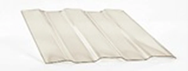 Композитный лист  трапеция С-8, прозрачный, бронза RAL 7032, 0,8 мм, 1150х2000 мм