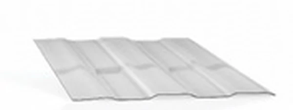 Композитный лист  трапеция С-8, прозрачный, cерый RAL 7024, 0,8 мм, 1150х2000 мм
