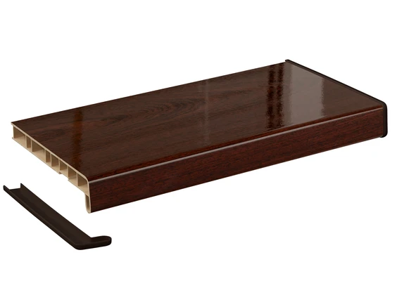 Подоконник Кристаллит махагон глянец 250 мм