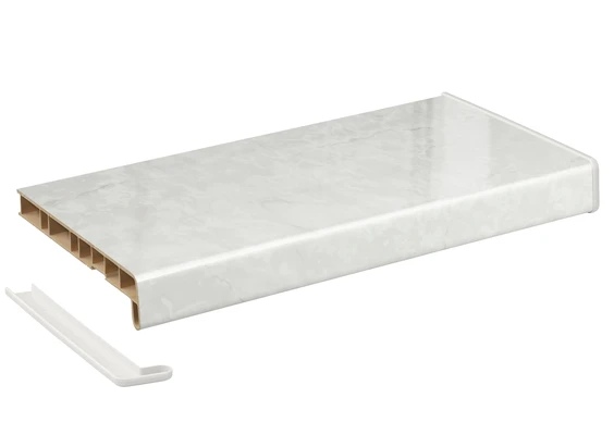 Подоконник Кристаллит мрамор глянец 450 мм