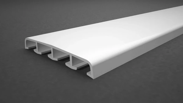 Наличник  ПВХ на клипсах 75 мм 6 метров