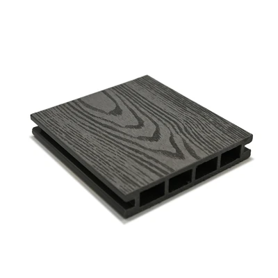 Террасная доска МПК премиум тиснение серый 6 метров