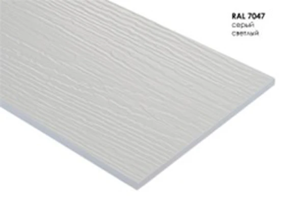 Фиброцементный сайдинг Светло Серый  (RAL 7047)