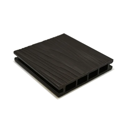 Террасная доска МПК премиум 3D-тиснение шоколад