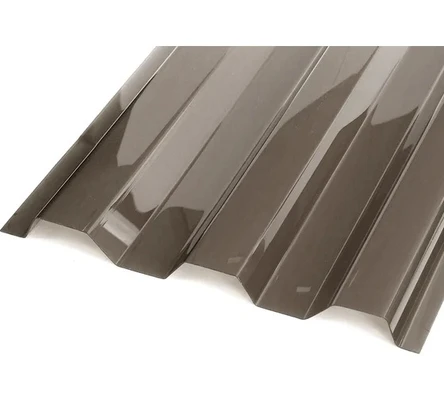 Профилированный поликарбонат 1,3 мм темная брозна