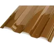 Профилированный поликарбонат 1,3 мм коричневый