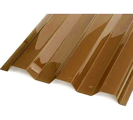 Профилированный поликарбонат 1,3 мм коричневый