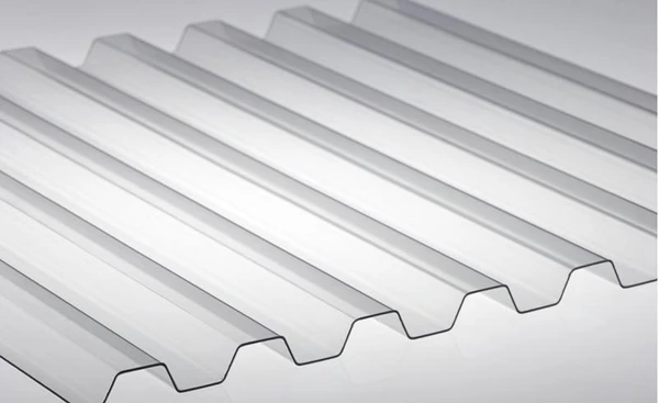 Профилированный поликарбонат 1,3 мм прозрачный