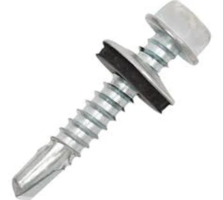 Саморез 5,5х32 кровельный  со сверлом цинк