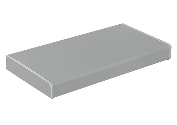 Подоконник Витраж Дизайн серый 200 мм