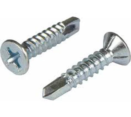 Саморез 3,9х19 оконный SG  белый цинк (сверло)