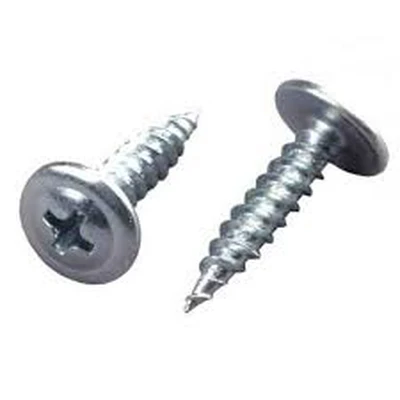 Саморез 4,2х19 с пресс шайбой серебро острый(для сайдинга)