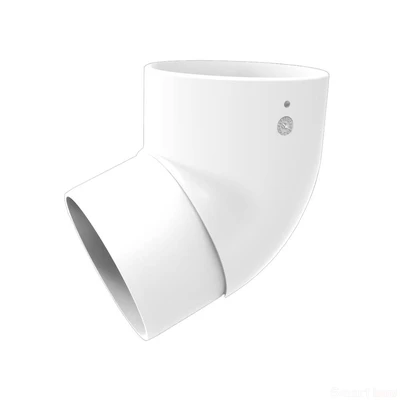 Колено/слив трубы Ruplast белое