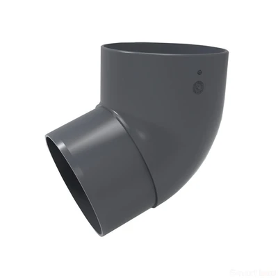 Колено/слив трубы Ruplast графит