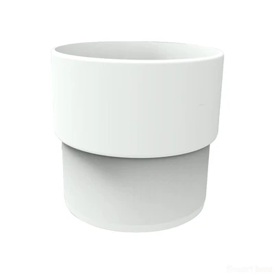 Соединитель трубы Ruplast белый