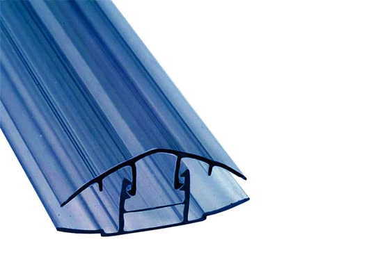 Соединительный разъемный профиль синий  6-10 мм