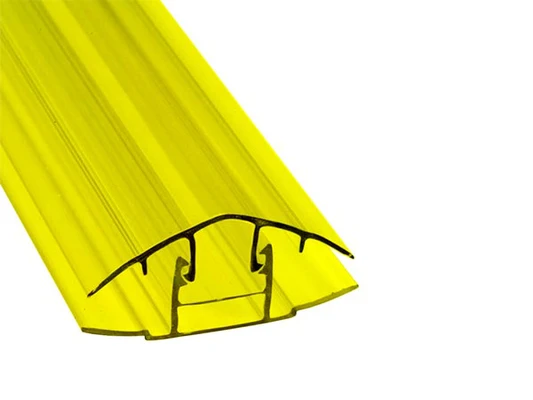 Соединительный разъемный профиль желтый 6-10 мм