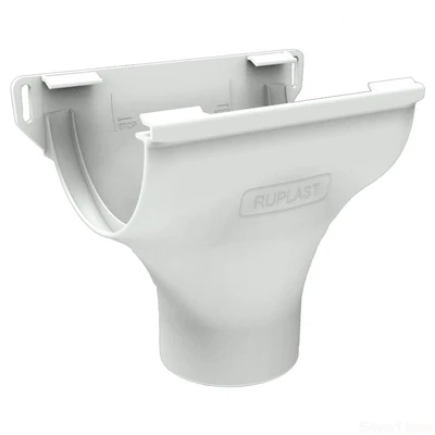 Воронка желоба Ruplast белая