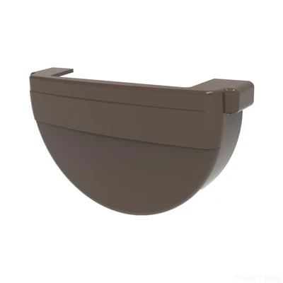 Заглушка желоба Ruplast коричневая